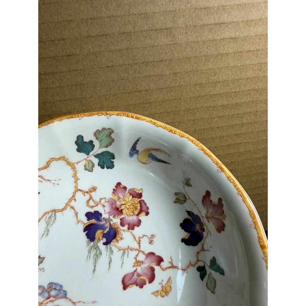 Wedgwood Devon Rose Georgetown Chinoiserie Cereal Bowls Set of 4 Made in England